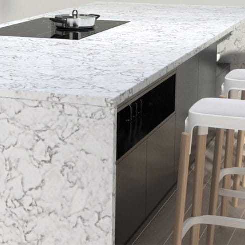 Lugano CRL Quartz Kitchen Worktops