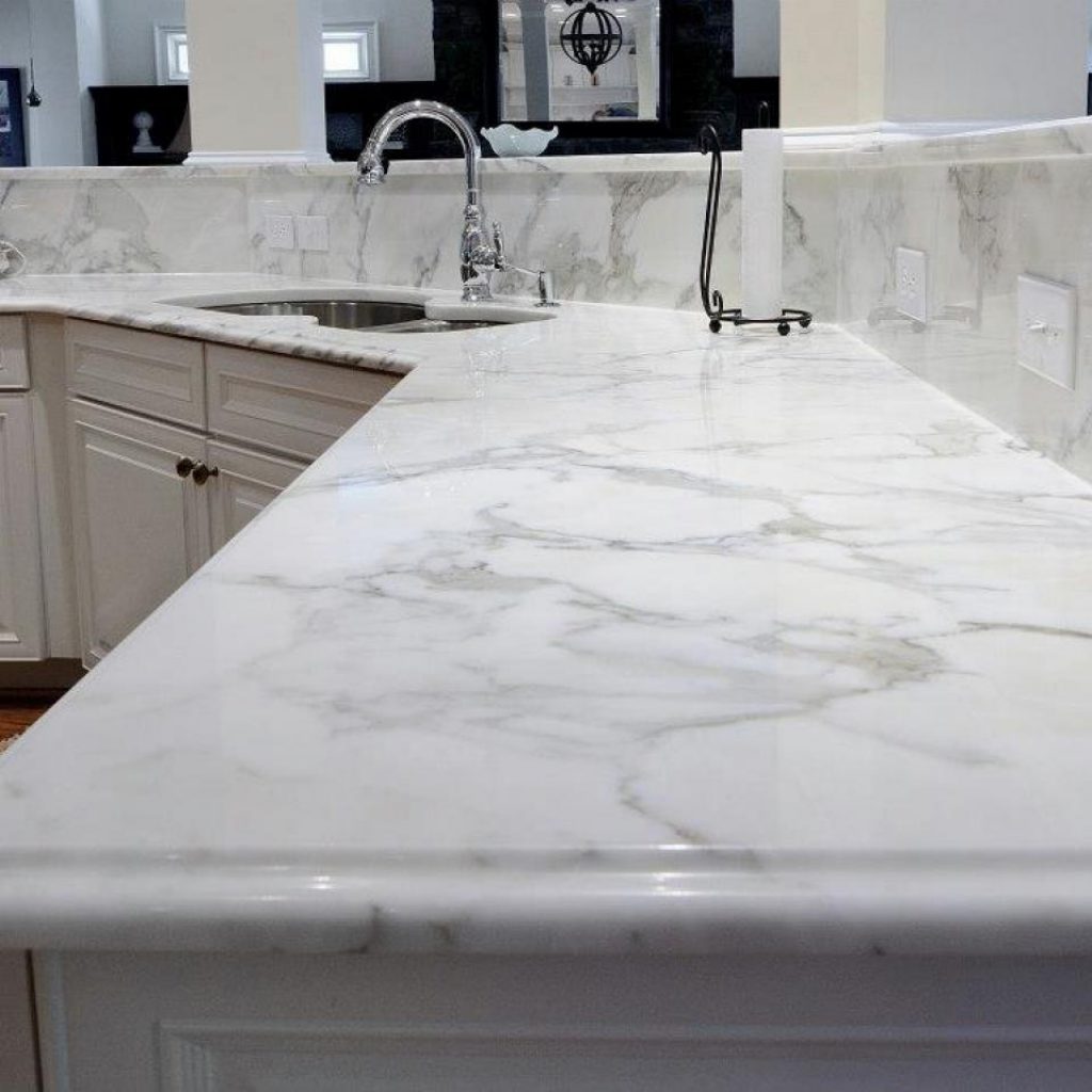 marble kitchen worktop