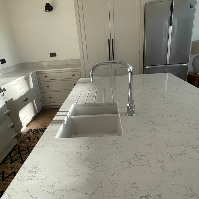 Quartz Kitchen Worktops White