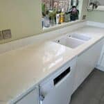 White Quartz Kitchen Worktop